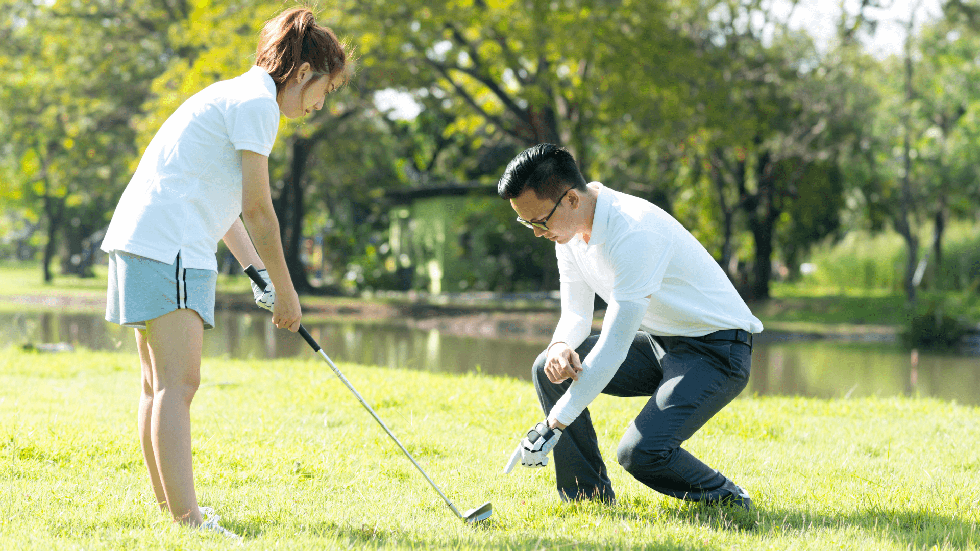 4.初心者が陥りやすい「スライス」「フック」を克服しよう イメージ図