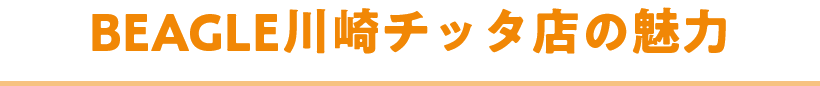 BEAGLE川崎チッタ店の魅力