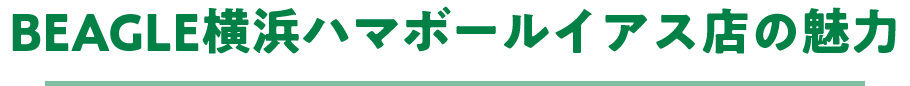 BEAGLE横浜ハマボールイアス店の魅力